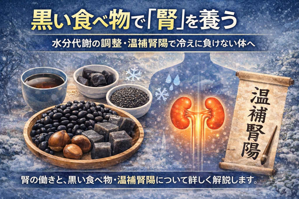冬の不調は「腎」を整えることが大切